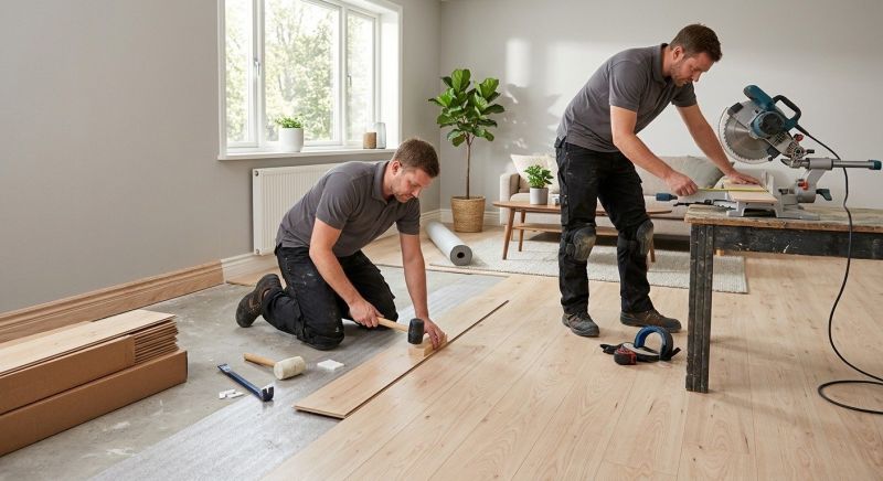 Laminate Floor Installation in Collin County, TX