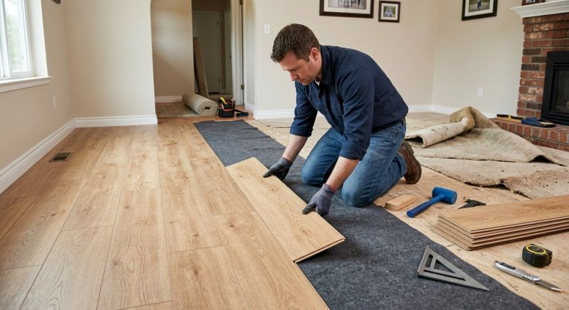 Laminate Floor Remodeling in Flower Mound, TX