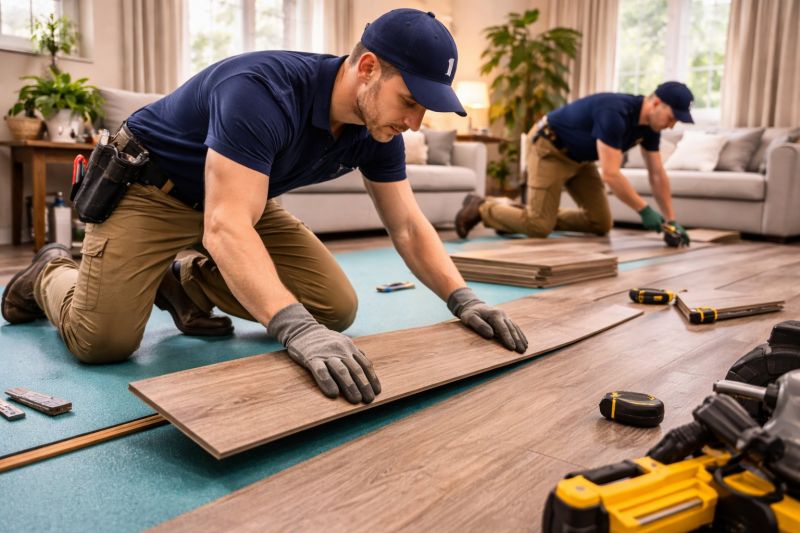 Laminate Floor Replacement in Carrollton, TX