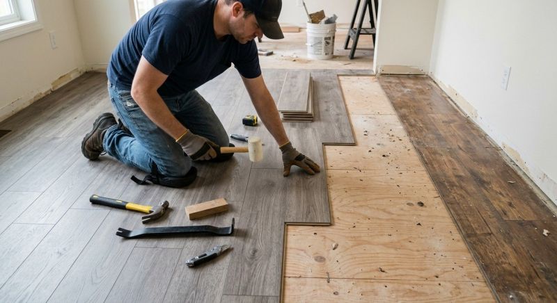 Laminate Floor Replacement in Irving, TX