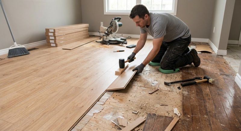 Laminate Floor Replacement in Lewisville, TX