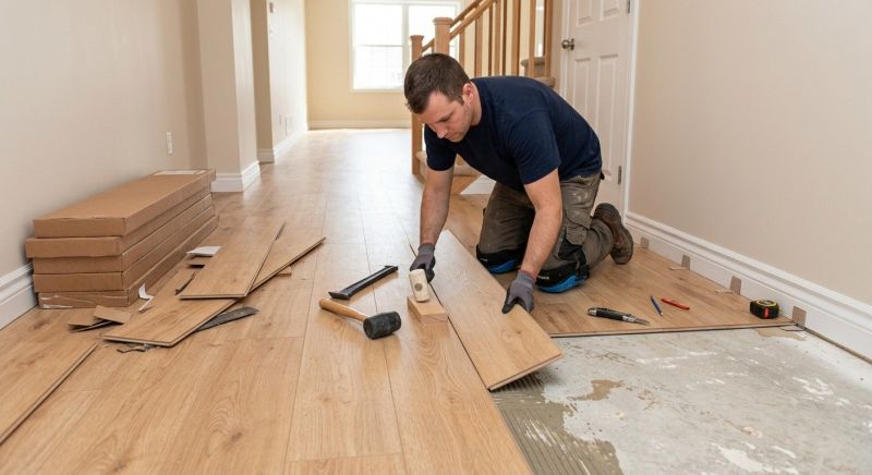 Laminate Floor Replacement in Mckinney, TX