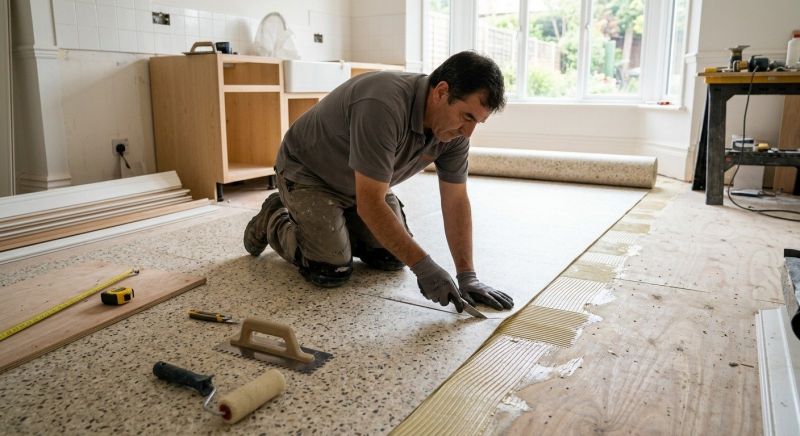 Linoleum Floor Installation in Carrollton, TX