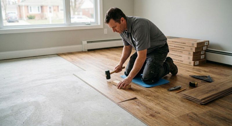 Linoleum Floor Installation in Coppell, TX