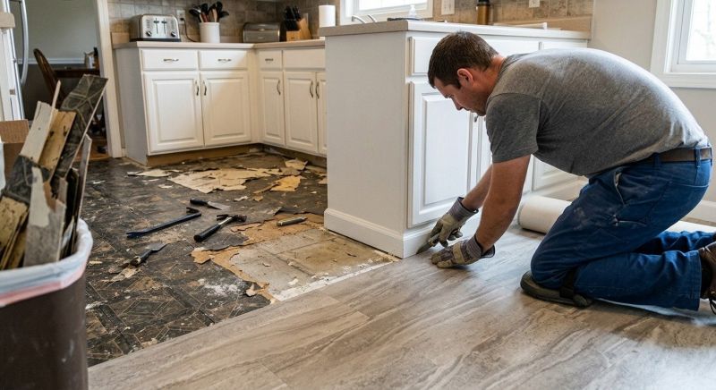 Linoleum Floor Installation in Richardson, TX