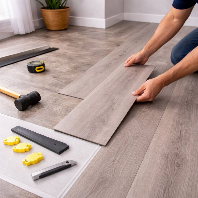 Luxury Vinyl Tile Installation in Plano, TX