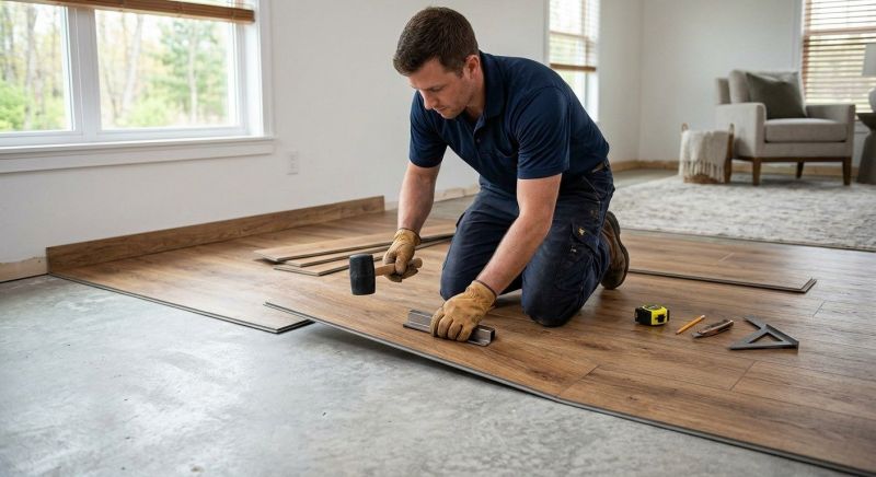 Luxury Vinyl Tile Installation in Richardson, TX