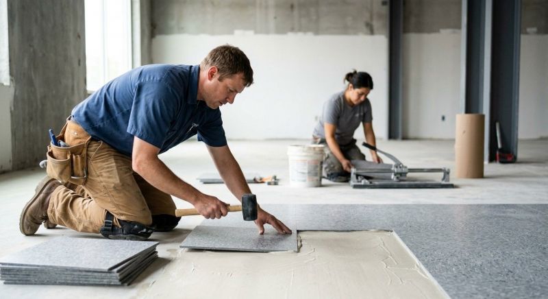 Lvt Flooring Installation in Aubrey, TX