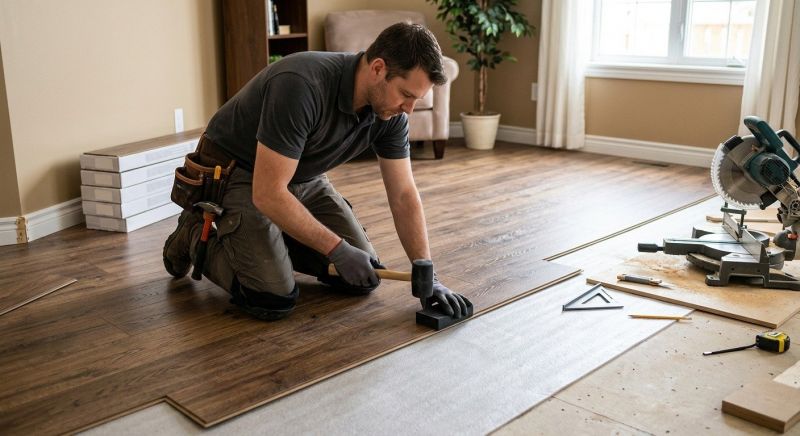 Plank Laminate Installation in Flower Mound, TX