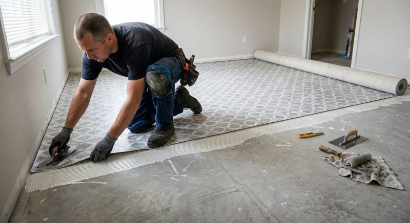 Sheet Flooring Installation in Haltom City, TX