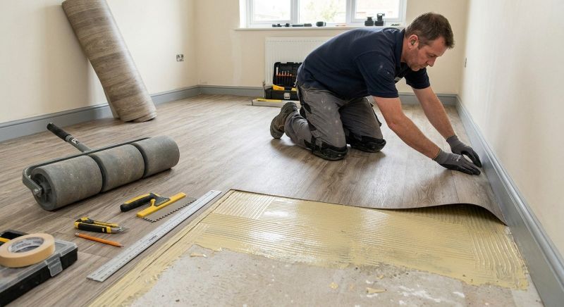 Sheet Vinyl Installation in Tarrant County, TX