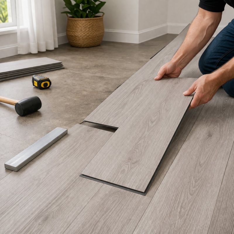Vinyl Tile Installation in Flower Mound, TX